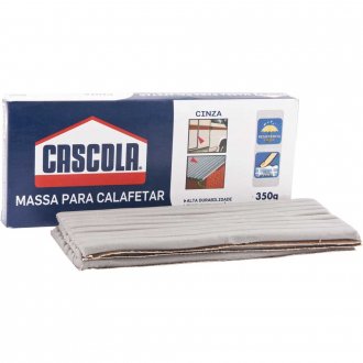 Massa para calafetar cinza, em filetes, 350 g, CASCOLA