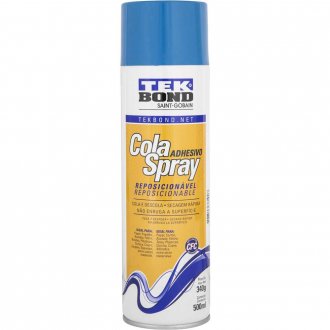 Adesivo em spray, Reposicion�vel, 340 g/500 ml, TEKBOND