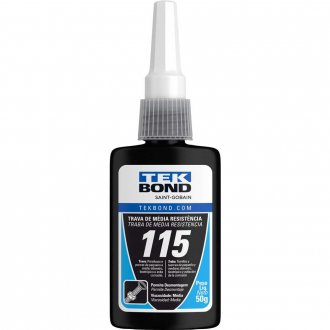 Adesivo anaer�bico para travamento de rosca, torque m�dio, 50 g, 115, TEKBOND