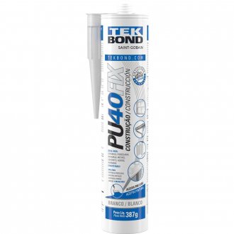 Selante de poliuretano, branco, 387 g, PU 40 FIX TEKBOND