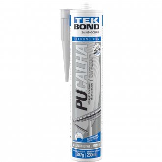 Veda calha PU, alum�nio, 387 g/230 ml, 17000021734 TEKBOND