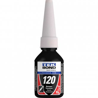 Adesivo anaer�bico trava rosca, vermelho, 10 g, 120, TEKBOND