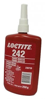 Adesivo anaer�bico para travamento de rosca, 242, 250 g, LOCTITE