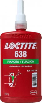 Adesivo anaer�bico para fixa��o, 638, 250 g, verde 1847190 LOCTITE