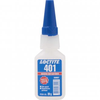 Adesivo instant�neo cianoacrilato, industrial, 401, 20 g, LOCTITE