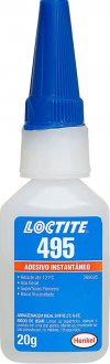 Adesivo instant�neo cianoacrilato, industrial, 495, 20 g, LOCTITE