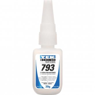 Adesivo instant�neo cianoacrilato, industrial, 793, 20 g, TEKBOND