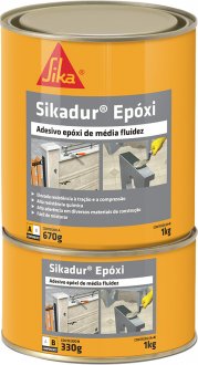 Adesivo ep�xi bicomponente Sikadur 1,0 kg SIKA