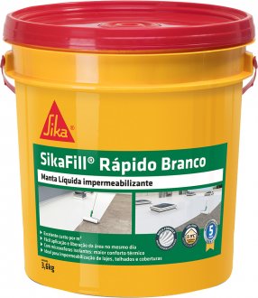 Impermeabilizante Sikafill r�pido, branco, 3,6 kg, SIKA