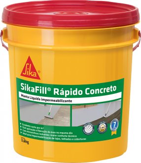 Impermeabilizante Sikafill r�pido, concreto, 3,6 kg, 428203 SIKA