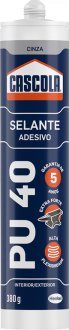 Selante de poliuretano PU 40, cinza, 380 g CASCOLA