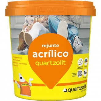 Rejunte acr�lico para cer�micas e porcelanato, 1 kg, branco, 0286.00000.0006CX QUARTZOLIT