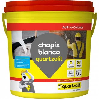 Adesivo � base de PVA branco, 3,6 L, chapix, QUARTZOLIT
