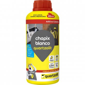 Adesivo � base de PVA branco, 1 L, chapix, QUARTZOLIT