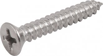 Parafuso autoatarraxante inox, 3,9 mm x 25,0 mm, cabe�a chata, phillips, VONDER