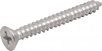 Parafuso autoatarraxante inox, 3,9 mm x 32,0 mm, cabe�a chata, phillips, VONDER