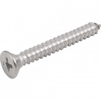 Parafuso autoatarraxante inox, 4,8 mm x 38,0 mm, cabe�a chata, phillips, VONDER