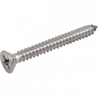 Parafuso autoatarraxante inox, 5,5 mm x 50,0 mm, cabe�a chata, phillips, VONDER