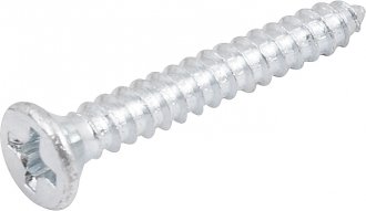 Parafuso autoatarraxante, 3,5 mm x 25,0 mm, cabe�a chata, phillips, VONDER