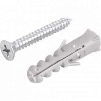 Parafuso autoatarraxante, 4,2 mm x 32,0 mm, cabe�a chata, phillips, com bucha 7 mm, VONDER
