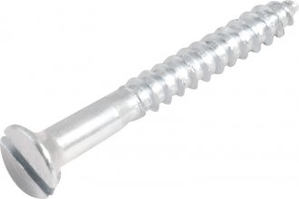 Parafuso madeira 3,5 mm x 30 mm, cabe�a chata, zincado, VONDER