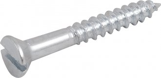Parafuso madeira 3,8 mm x 30 mm, cabe�a chata, zincado, VONDER