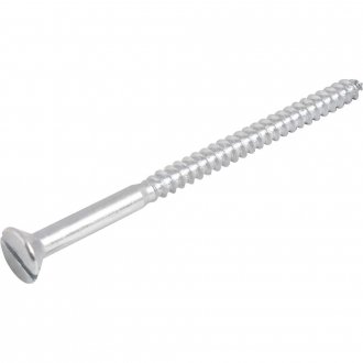 Parafuso madeira 6,1 mm x 100 mm, cabe�a chata, zincado, VONDER