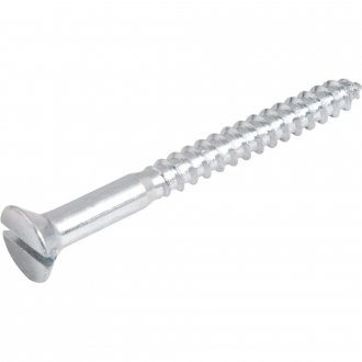 Parafuso madeira 6,1 mm x 65 mm, cabe�a chata, zincado, VONDER