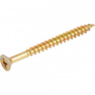 Parafuso madeira chipboard, cabe�a chata, fenda cruzada/phillips, 4,5 mm x 50,0 mm, VONDER