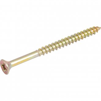 Parafuso madeira chipboard, cabe�a chata, fenda cruzada/phillips, 4,5 mm x 60,0 mm, VONDER