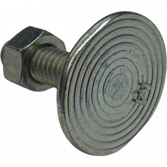 Parafuso para correia elevadora com porca, 3/8