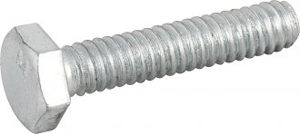 Parafuso sextavado zincado 1/4