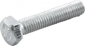 Parafuso sextavado zincado 5 mm x 25 mm, MA, rosca total, VONDER