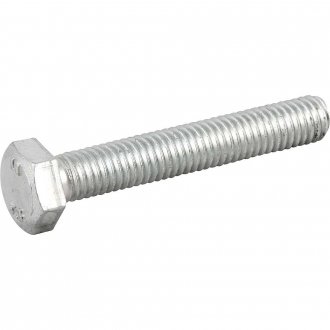 Parafuso sextavado zincado 8 mm x 50 mm, MA, rosca total, VONDER