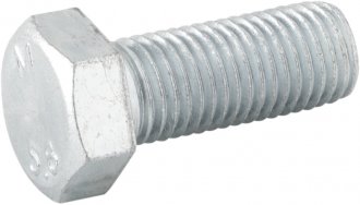 Parafuso sextavado zincado, 16 mm x 50 mm, MA, VONDER