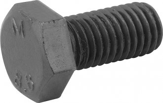 Parafuso sextavado 8.8, 12 mm x 25 mm, MA, rosca total, DIN 933, VONDER