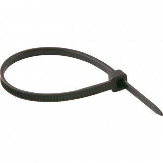Abra�adeira de nylon, preta, 100 mm x 2,5 mm, com 1.000 pe�as, VONDER