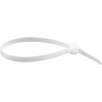 Abra�adeira de nylon, branca, 200 mm x 4,8 mm, com 20 pe�as, VONDER