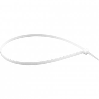Abra�adeira de nylon, branca, 400 mm x 4,8 mm, com 10 pe�as, VONDER