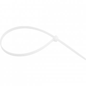 Abra�adeira de nylon branca, 400 mm x 7,2 mm com 10 pe�as VONDER