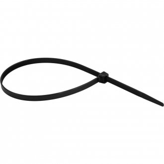 Abra�adeira de nylon preta, 400 mm x 7,2 mm com 10 pe�as VONDER