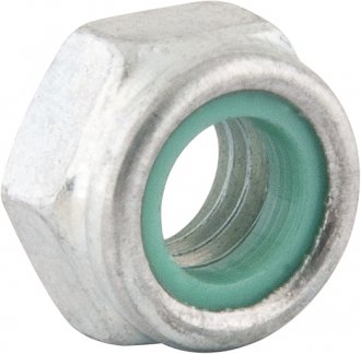 Porca autotravante sextavada, 6 mm, MA, baixa, zincada, VONDER
