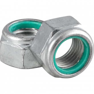 Porca autotravante sextavada, 22 mm, MA, baixa, zincada, VONDER