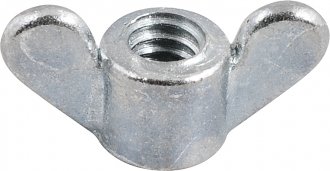 Porca borboleta zincada 5/32