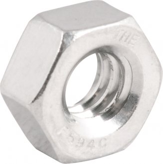 Porca sextavada inox, UNC 1/4