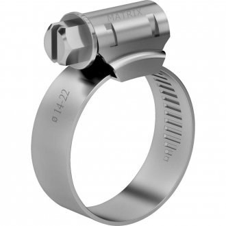 Abra�adeira com rosca sem fim, 12 mm - 16 mm, fita com 9 mm, a�o inox 304, parafuso em a�o carbono, Minor Pro, pacote com 10 pe�as, I091216P10 METALMATRIX