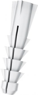 Bucha de pl�stico para fixa��o 12 mm, sem aba, 50 pe�as, SD 12, SFORPLAST