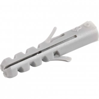 Bucha de nylon para fixa��o 6 mm, cartela com 10 pe�as, VONDER