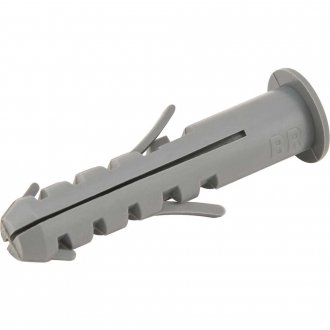 Bucha de pl�stico para fixa��o 10 mm, com anel, 250 pe�as, VA-10, VONDER