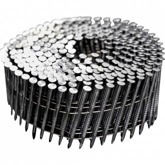 Prego coil anelado, 2,5 mm x  45 mm, polido, carretel com 300 unidades, caixa com 10.800 unidades, para o pregador PP 700, VONDER